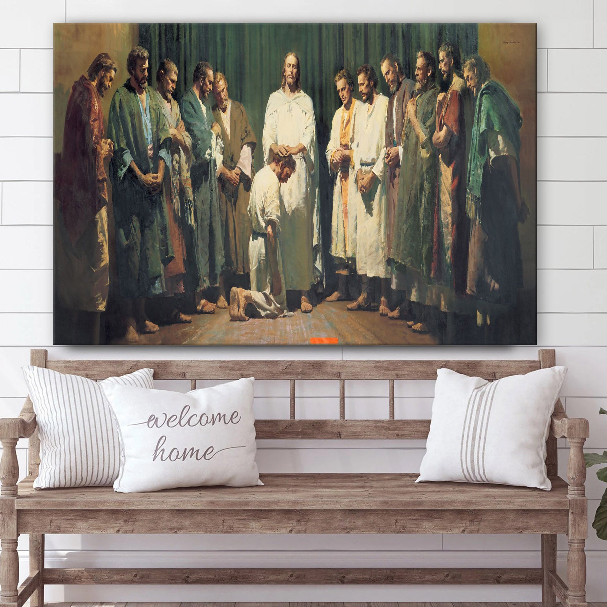 Christ Ordaining The Apostles Canvas Wall Art – Christian Canvas Pictures – Religious Canvas Wall Art