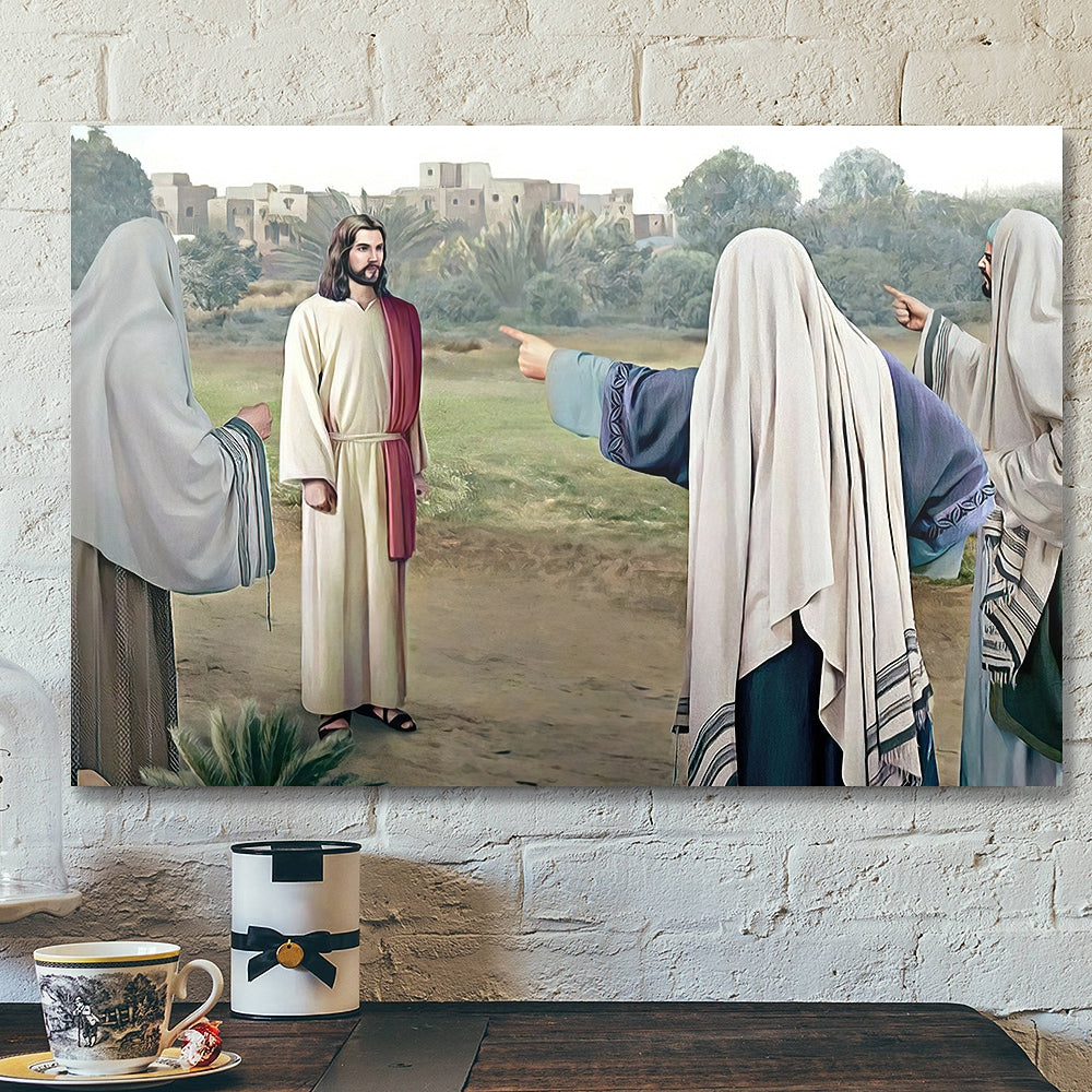 Christian Gift – Jesus Canvas Painting – Jesus Poster – Jesus Canvas Art – Jesus Canvas