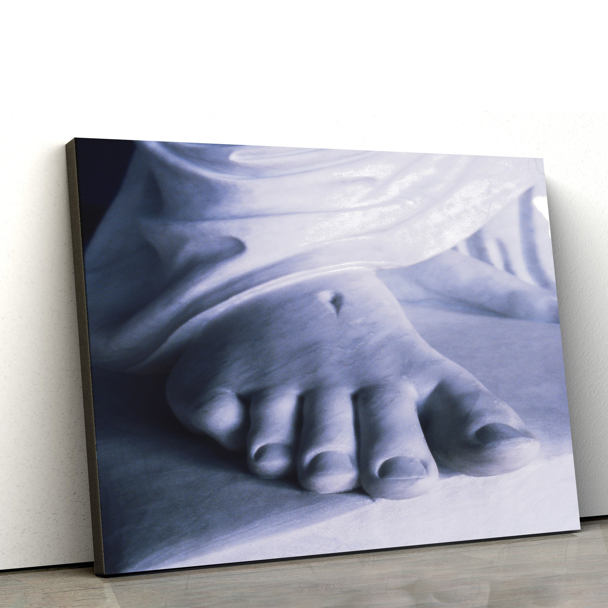 Christus Foot Canvas Wall Art – Christian Canvas Pictures – Religious Canvas Wall Art