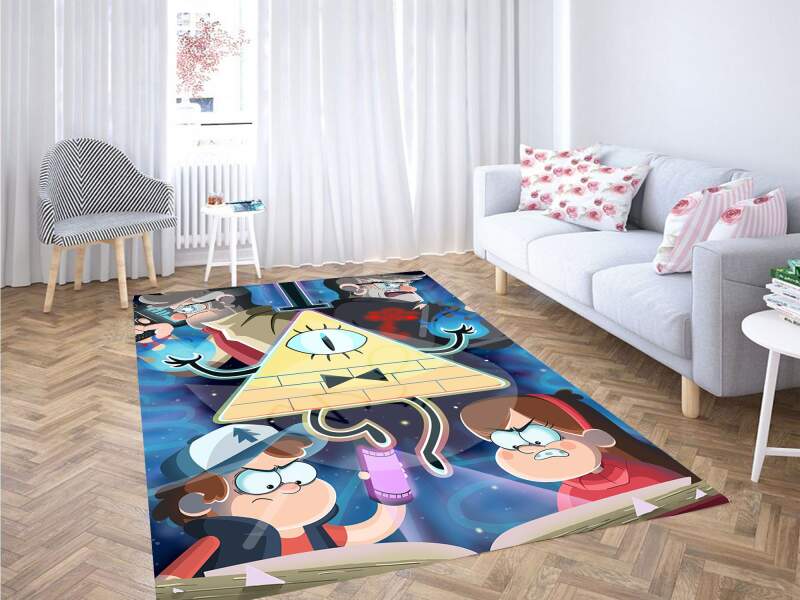 Deschea Action Gravity Falls Carpet Rug