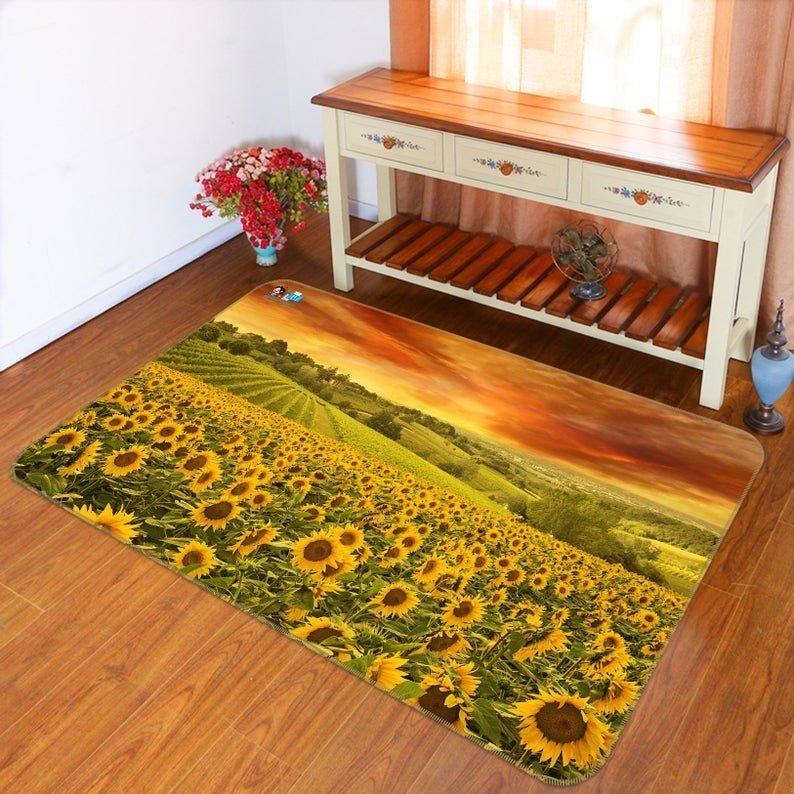 Deschea Afterglow And Sunflower Limited Edition Rug