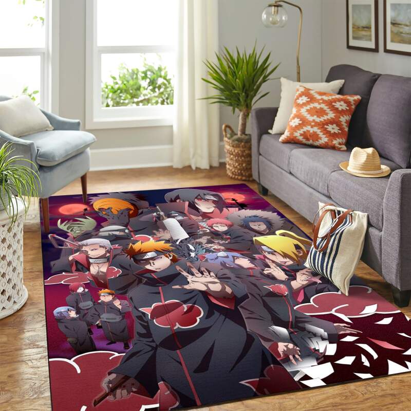 Deschea Akatsuki Members Carpet Area Rug