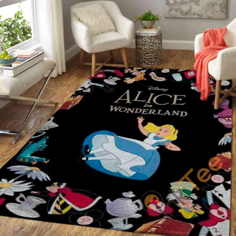 Deschea Alice In Wonderland Area Rug