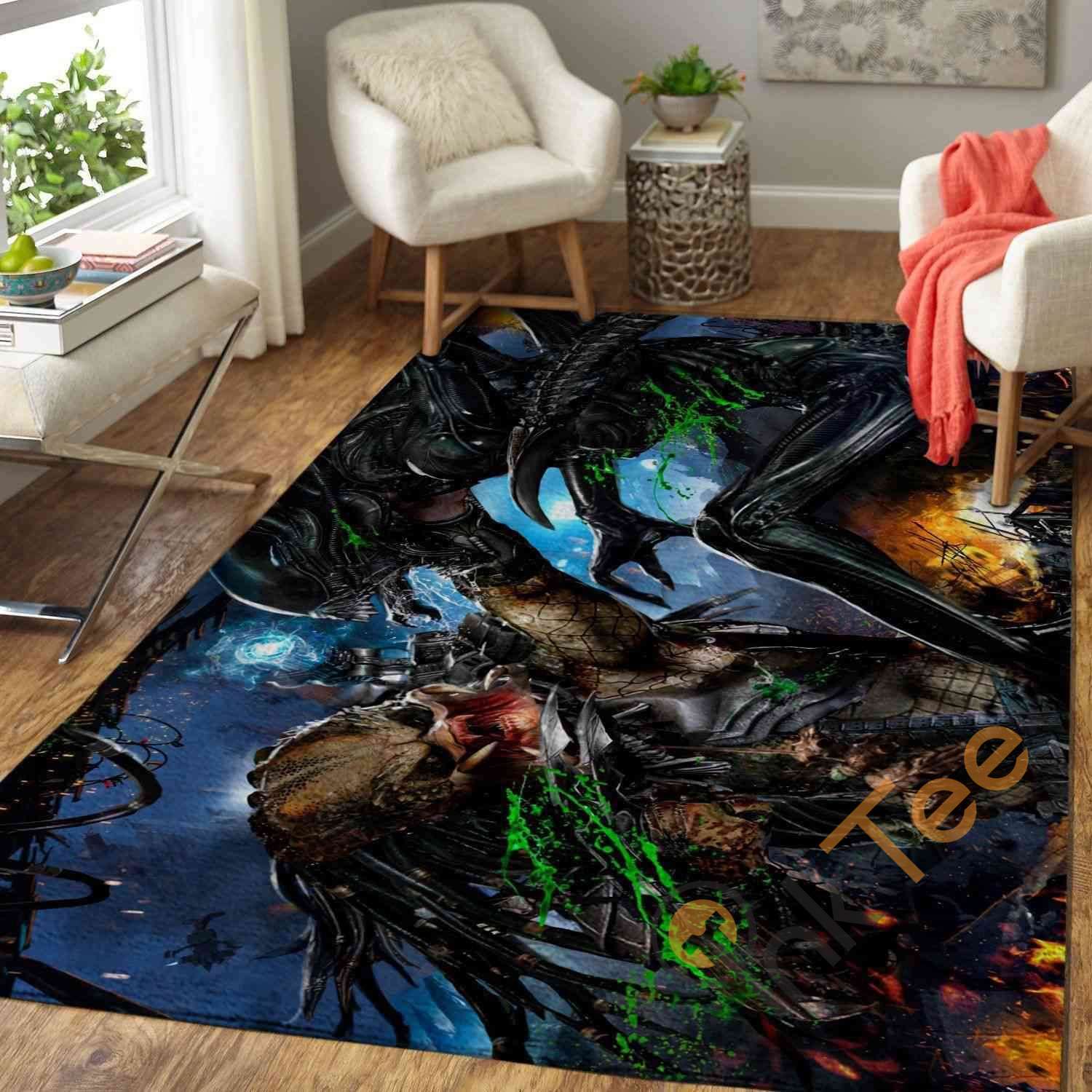 Deschea Alien Vs. Predator Area Rug