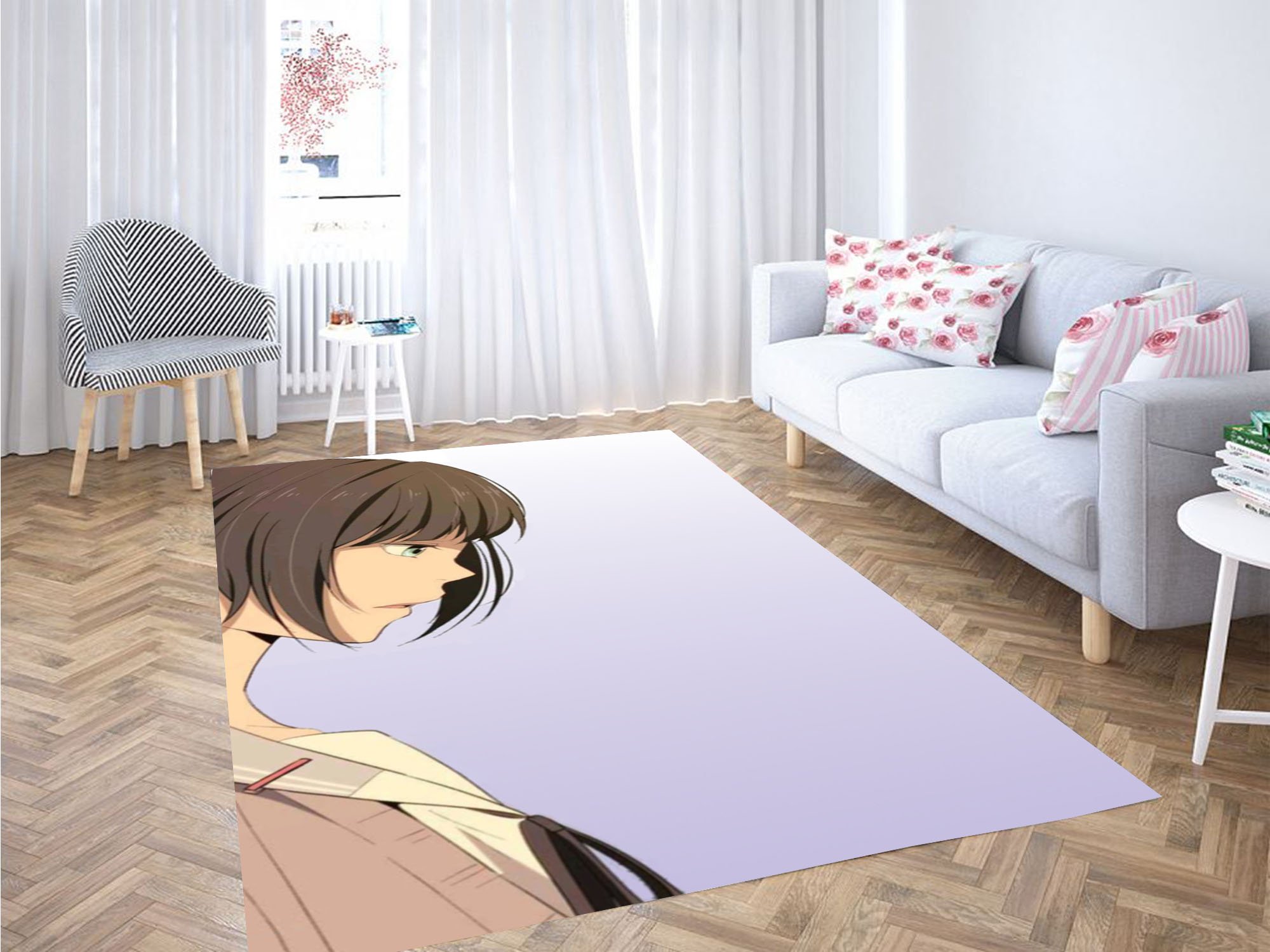 Deschea Anime Beautiful Wallpaper Carpet Rug