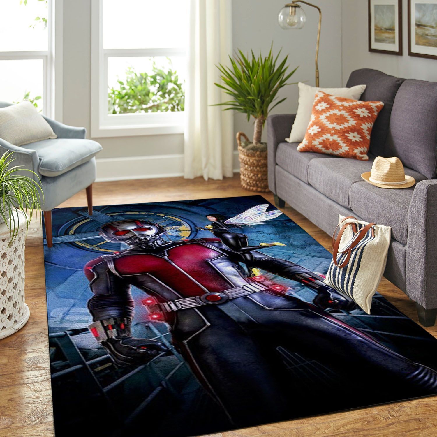 Deschea Ant Man Living Room Area Rug