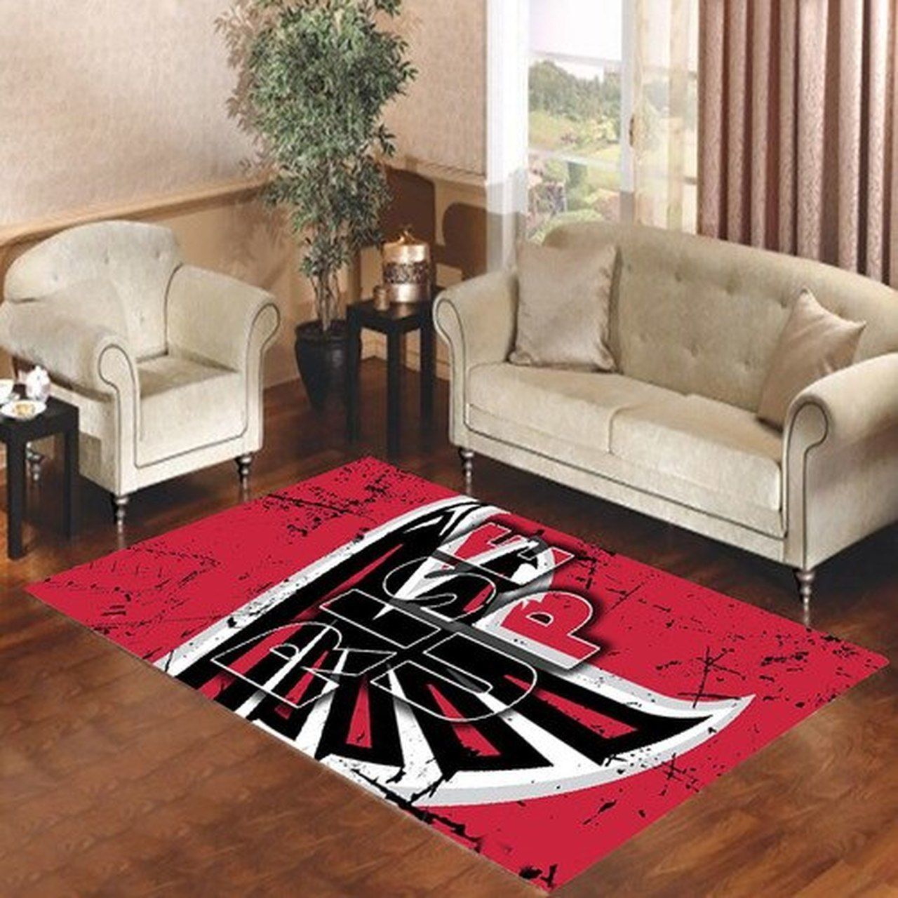 Deschea Atlanta Falcons Living Room Area Rug