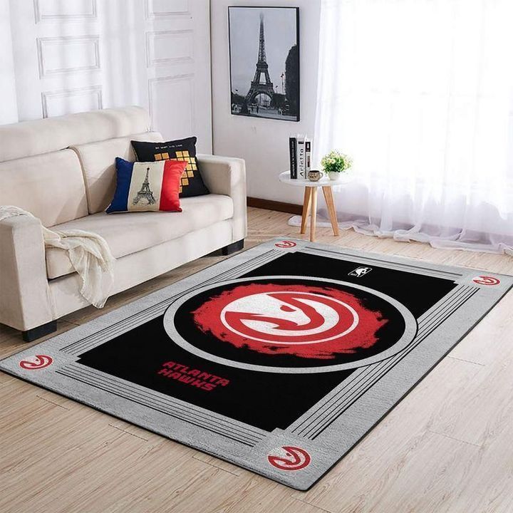 Deschea Atlanta Hawks Living Room Area Rug