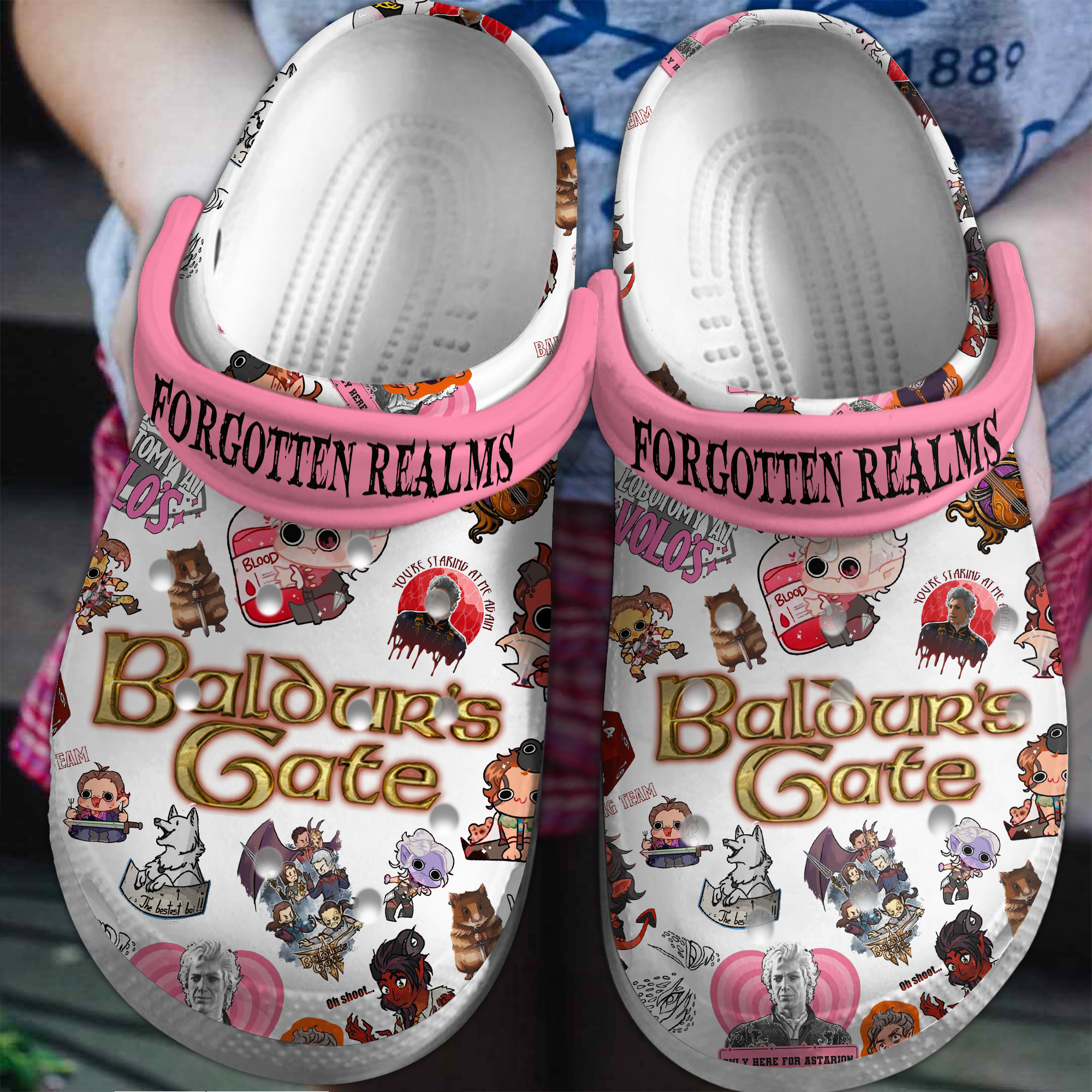 Deschea  Barbie Movie Crocs Crocband Clogs Shoes Comfortable For Men Women and Kids BM1411-1727