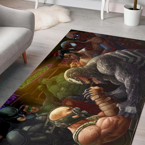 Deschea Bane Venom Marvel Rug Area Rug