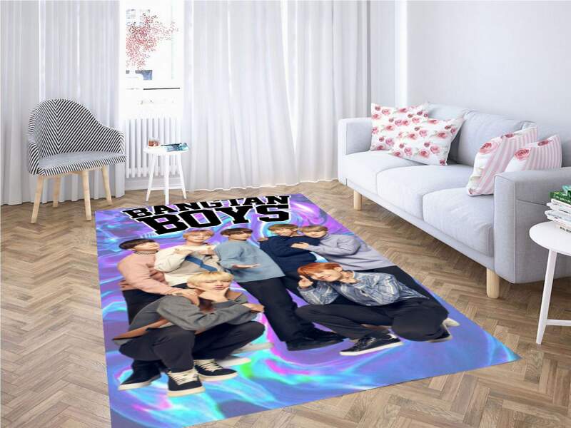 Deschea Bangtan Boys Wallpaper Carpet Rug