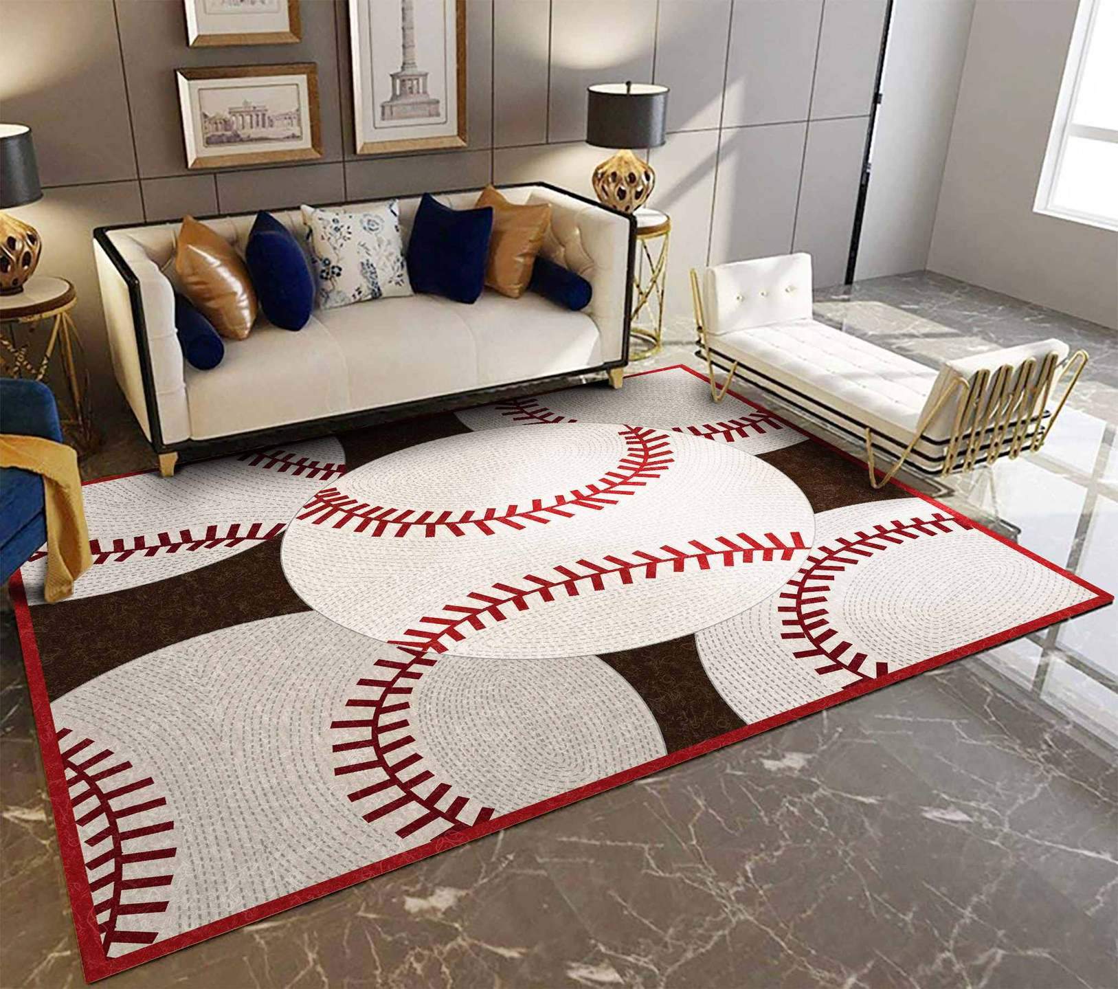 Deschea Baseball Limited Edition Rug