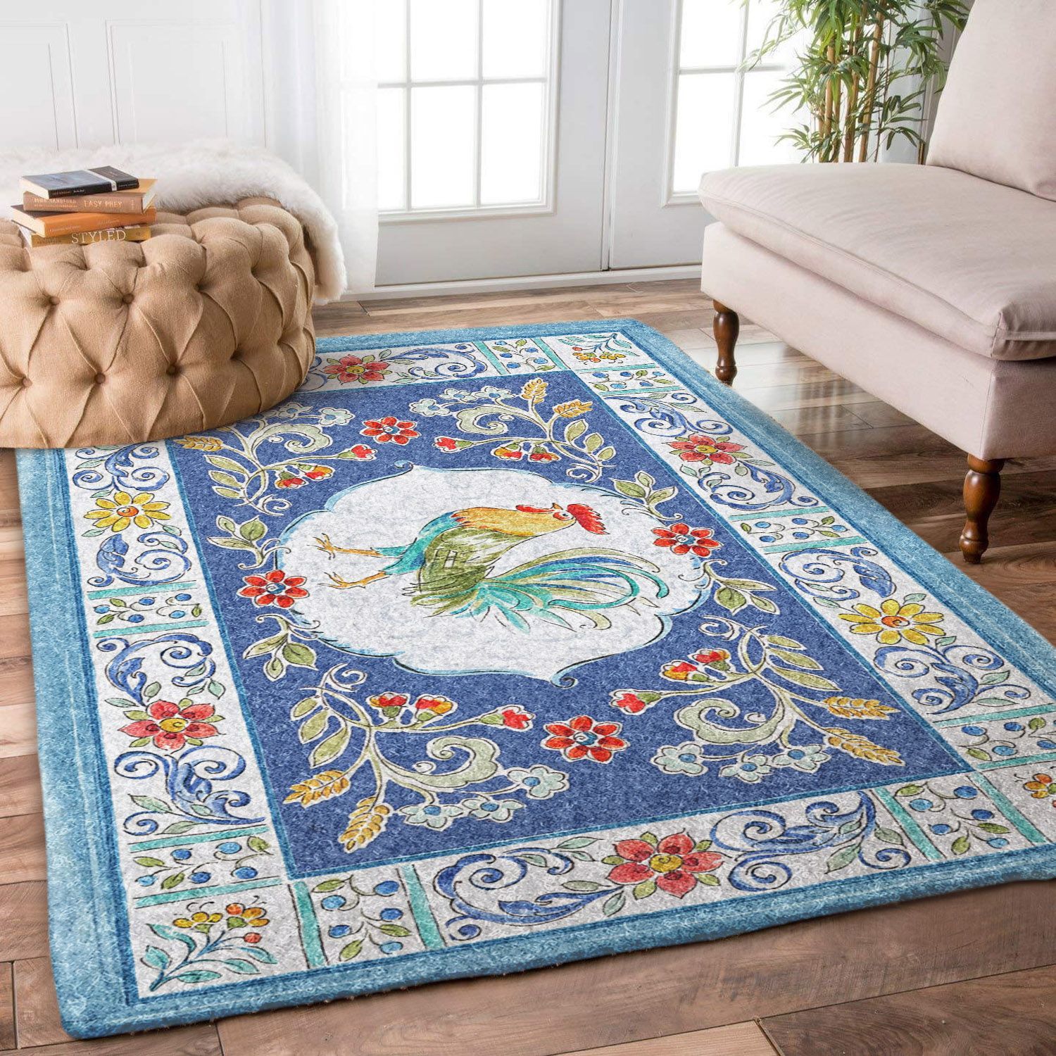 Deschea Bloom Rooster VD3010030R Rug