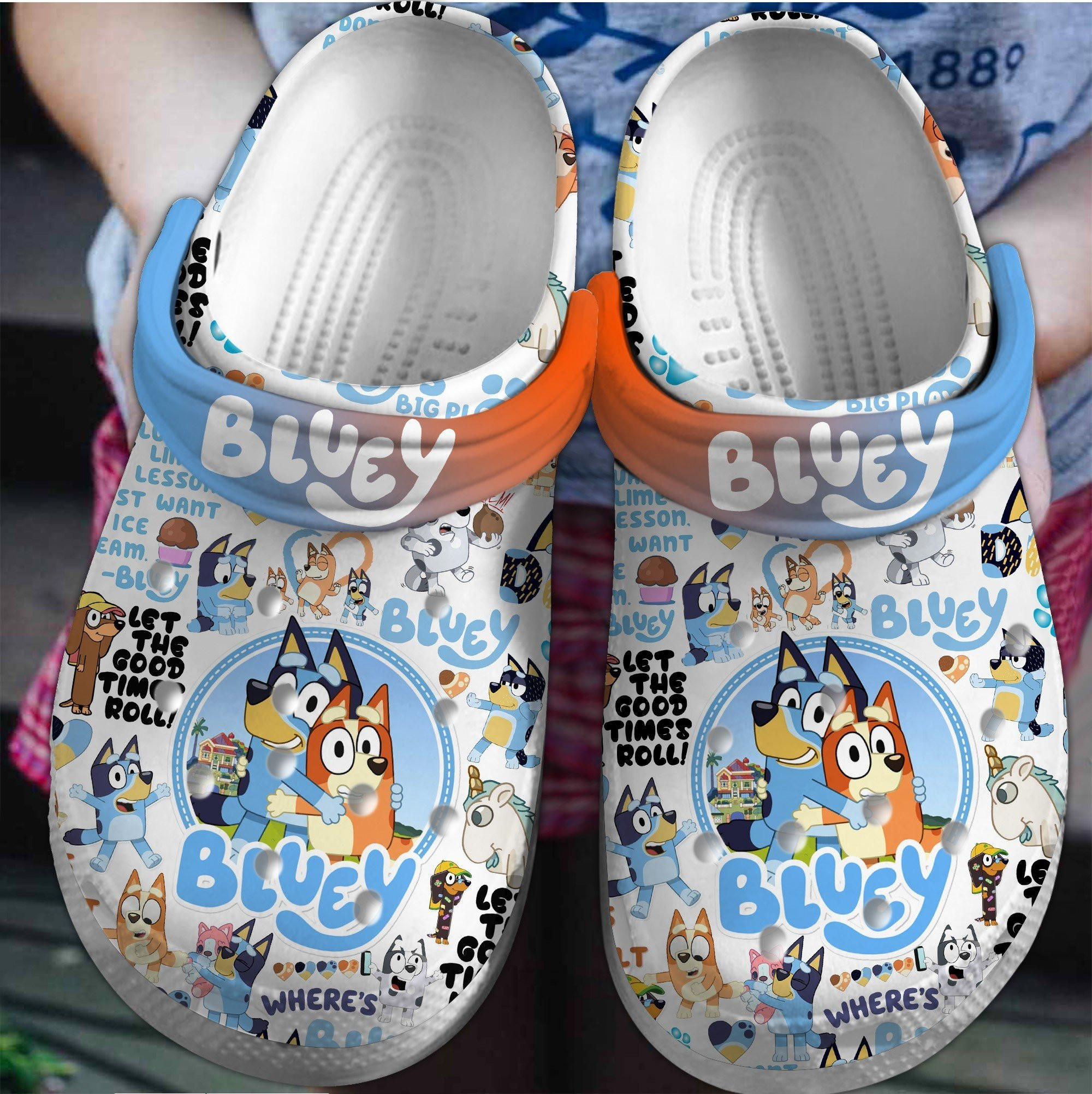 Deschea  Bluey Movie Crocs Crocband Clogs Shoes Comfortable For Men Women and Kids BM1411-2159