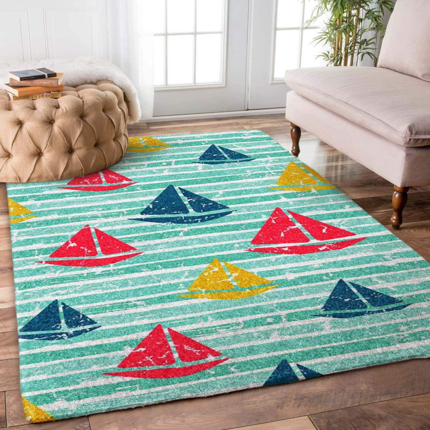 Deschea Boats Sailing Limited Edition Rug