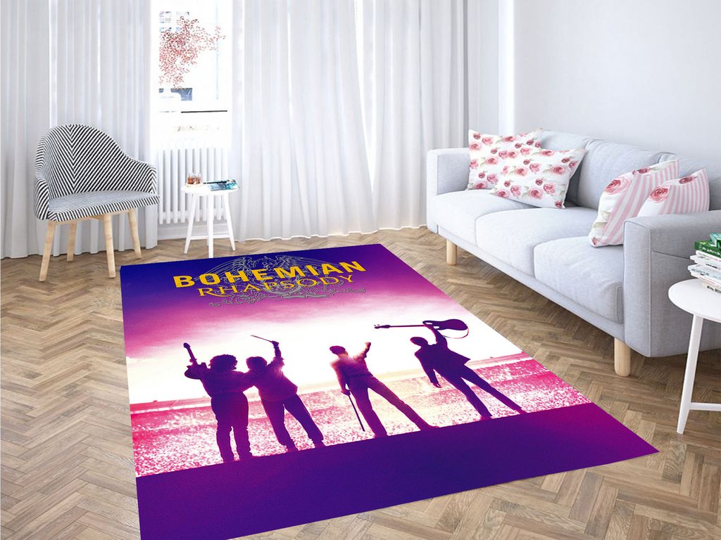 Deschea Bohemian Rhapsody Movie Living Room Modern Carpet Rug