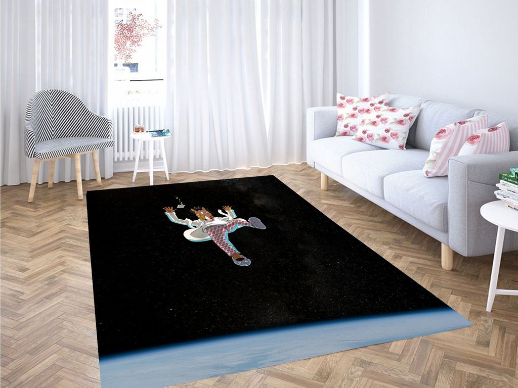 Deschea Bojack Horseman Falling Living Room Modern Carpet Rug