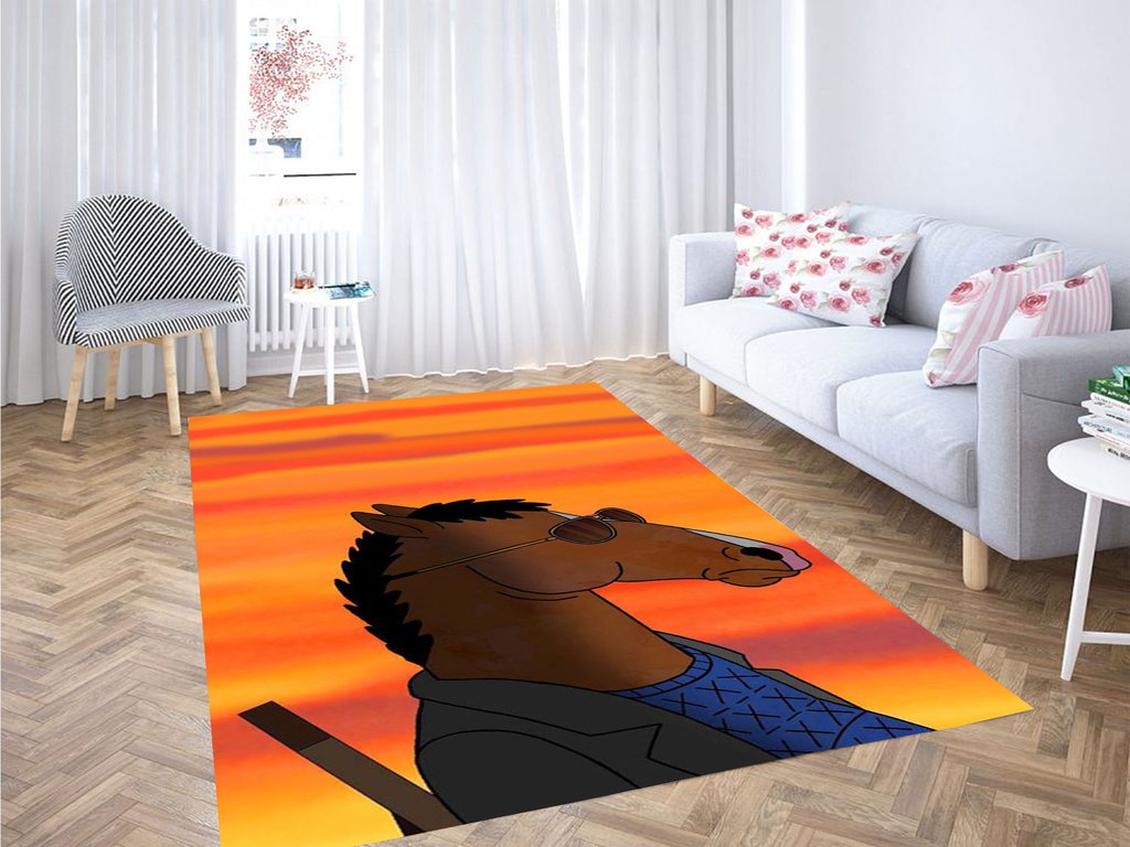 Deschea Bojack Horseman Fondo De Perfil Living Room Modern Carpet Rug