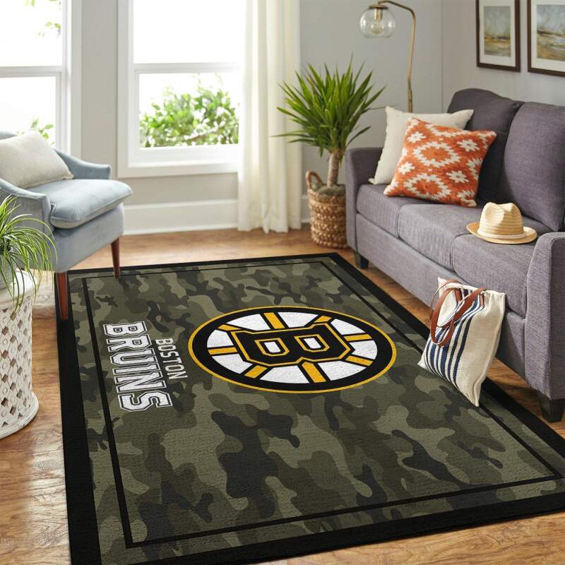 Deschea Boston Bruins Living Room Area Rug