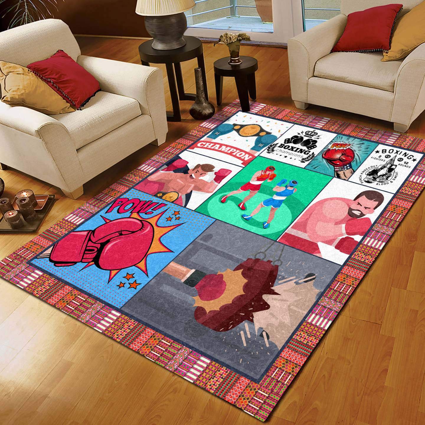 Deschea Boxing Limited Edition Rug