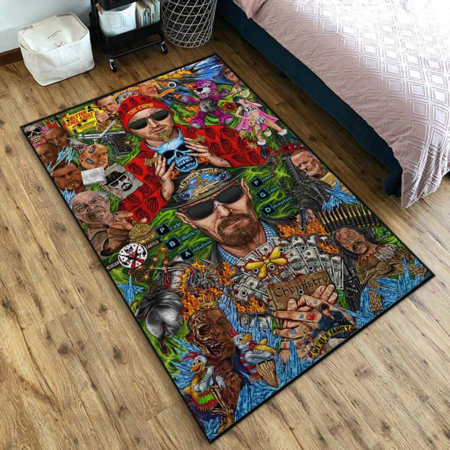 Deschea Breaking Bad Christmas Giftarea Rug