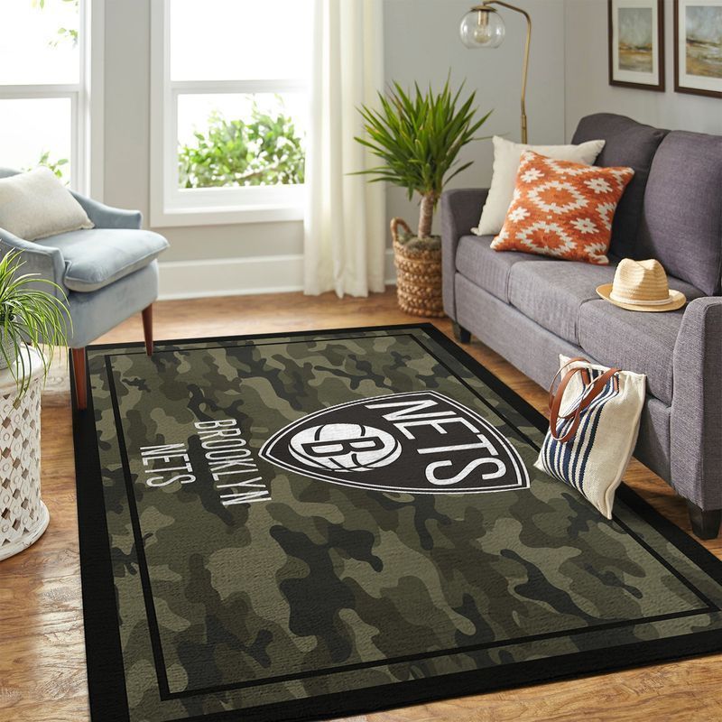 Deschea Brooklyn Nets Living Room Area Rug