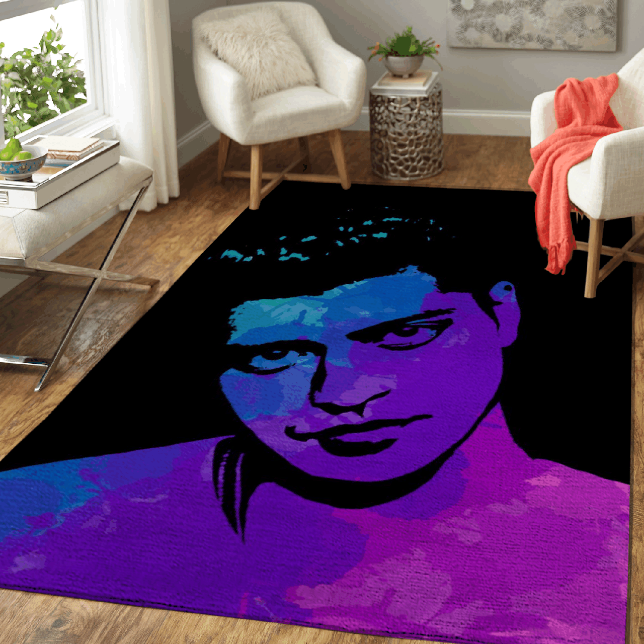 Deschea Bruno Mars Marry You American Singer Art Area Rug Area