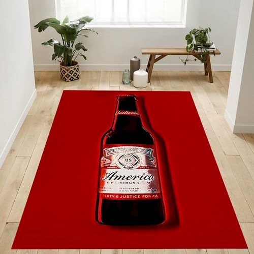 Deschea Budweiser Rug Area Rug