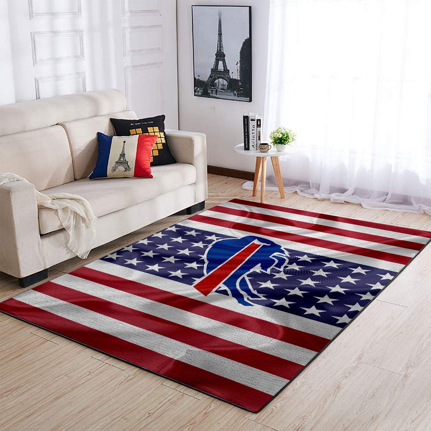 Deschea Buffalo Bills Area Rug Nfl Football Team Logo V3974