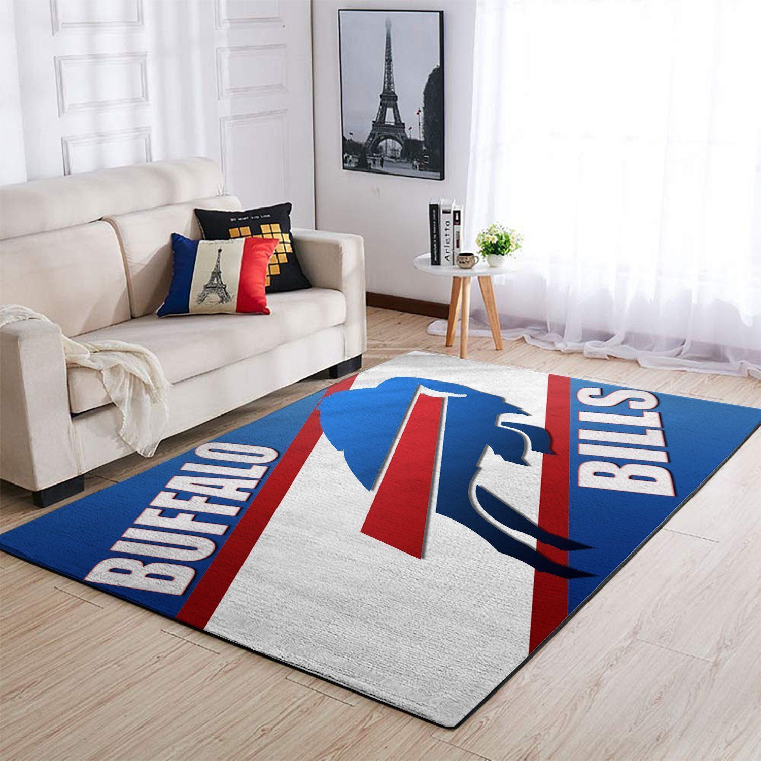 Deschea Buffalo Bills Area Rug Nfl Football Team Logo V3978