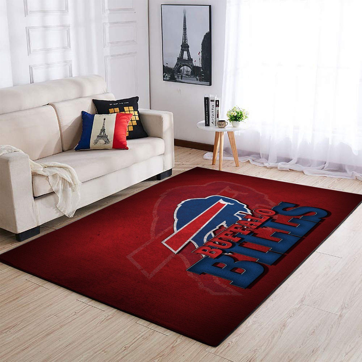 Deschea Buffalo Bills Area Rug Nfl Football Team Logo V3979