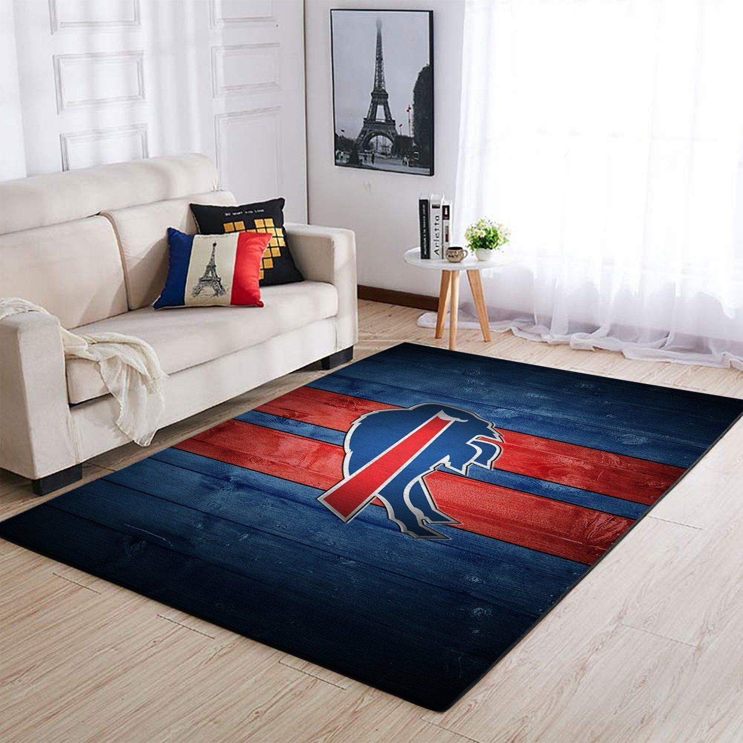 Deschea Buffalo Bills Area Rug Nfl Football V6681