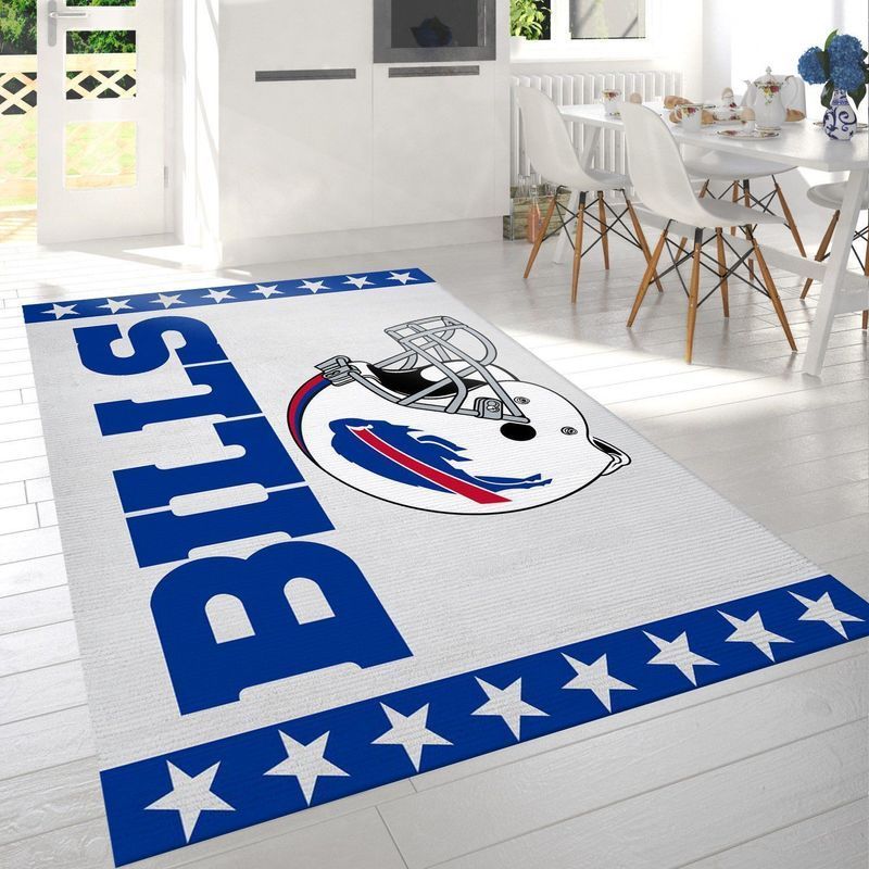 Deschea Buffalo Bills Banner Nfl 32 Area Rug And