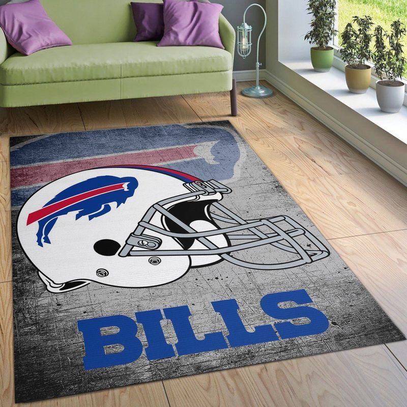 Deschea Buffalo Bills Banner Nfl 33 Area Rug And