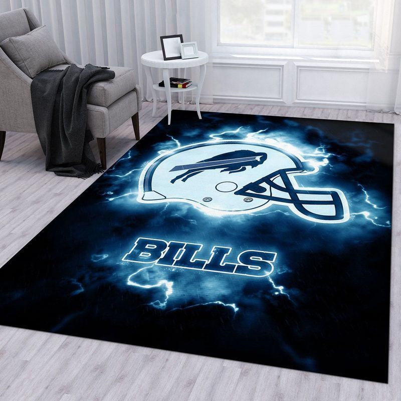 Deschea Buffalo Bills Banner Nfl 38 Area Rug And