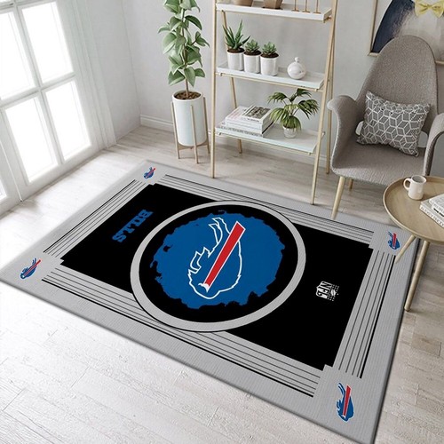 Deschea Buffalo Bills Nfl Logo Style Rug Room Custom Area De