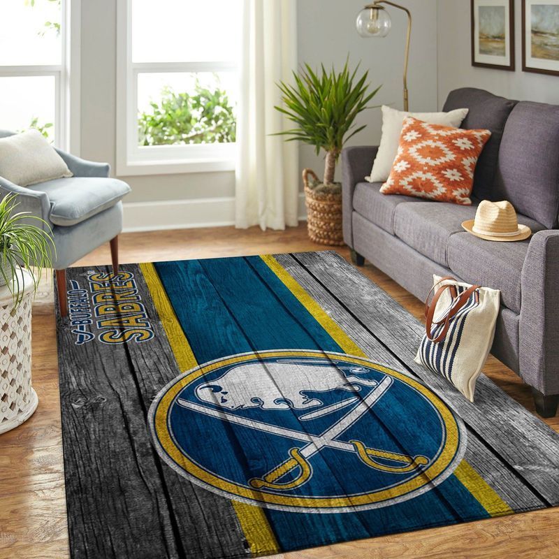 Deschea Buffalo Sabres Nhl 6 Area Rug And