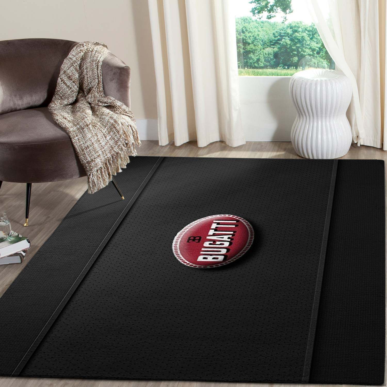 Deschea Bugatti Logo Supercars Area Rugs Fn131214