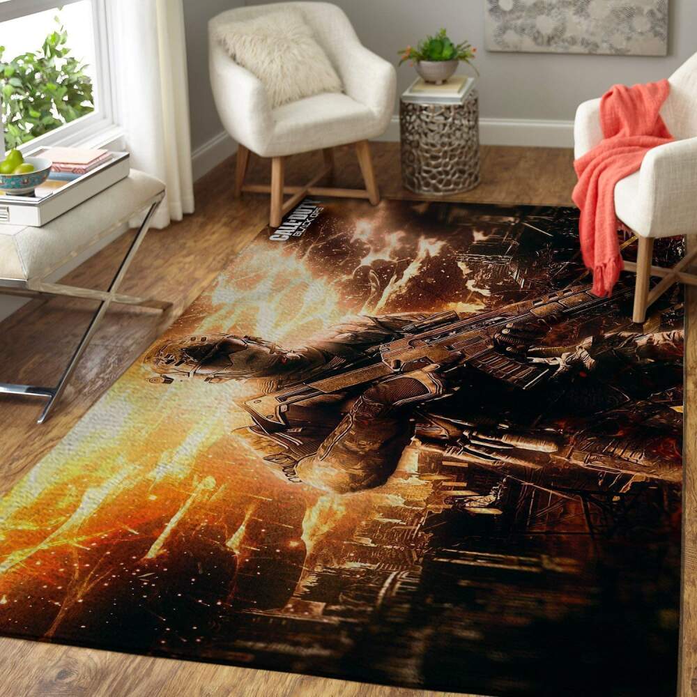 Deschea Call Of Duty Black Ops Area Rug Gaming Gamer V4282