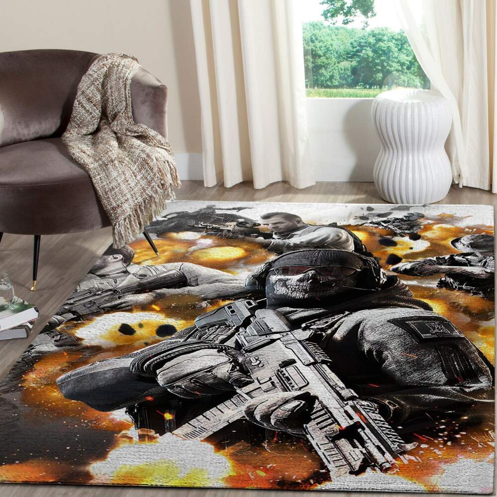 Deschea Call Of Duty Black Ops First Strike Area Rugs Fn160143