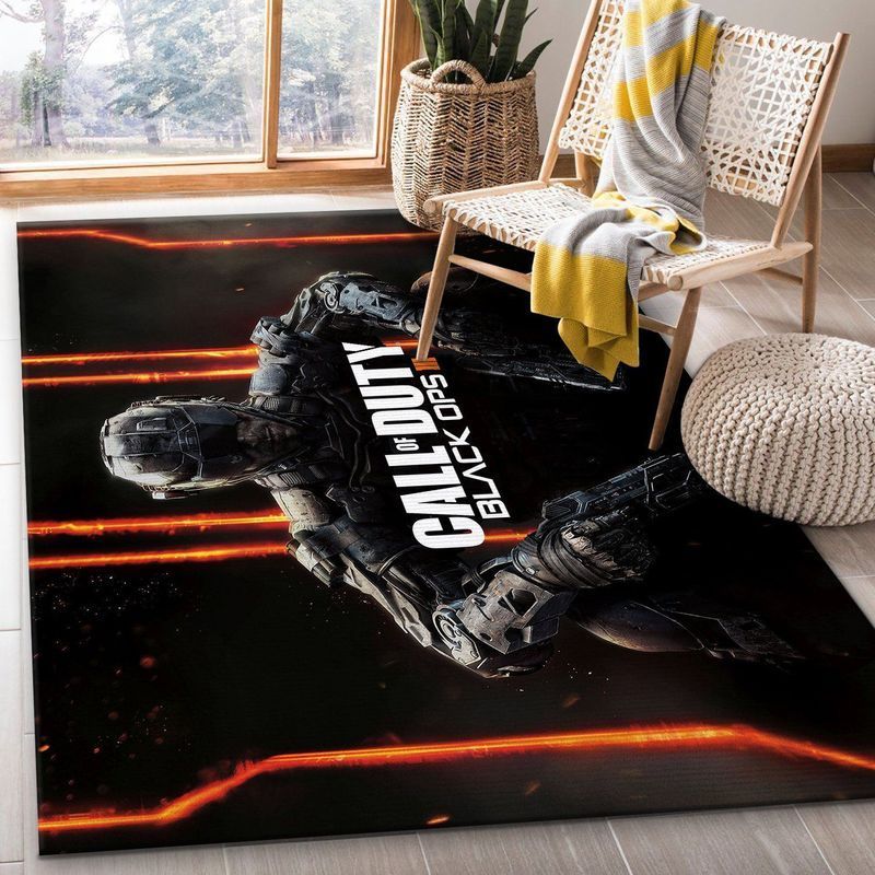 Deschea Call Of Duty Black Ops Iii 1 Area Rug And