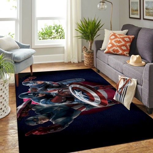 Deschea Captain Marvel Movie Carol Danvers Area Rug Area Rug