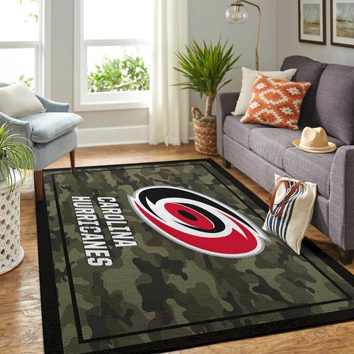 Deschea Carolina Hurricanes Area No2360 Rug Area Rug