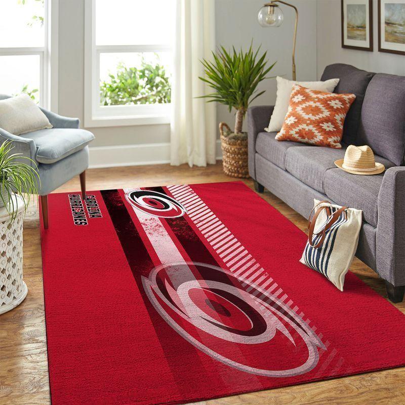 Deschea Carolina Hurricanes Area Rugs Nhl Hockey Team Logo 20030447