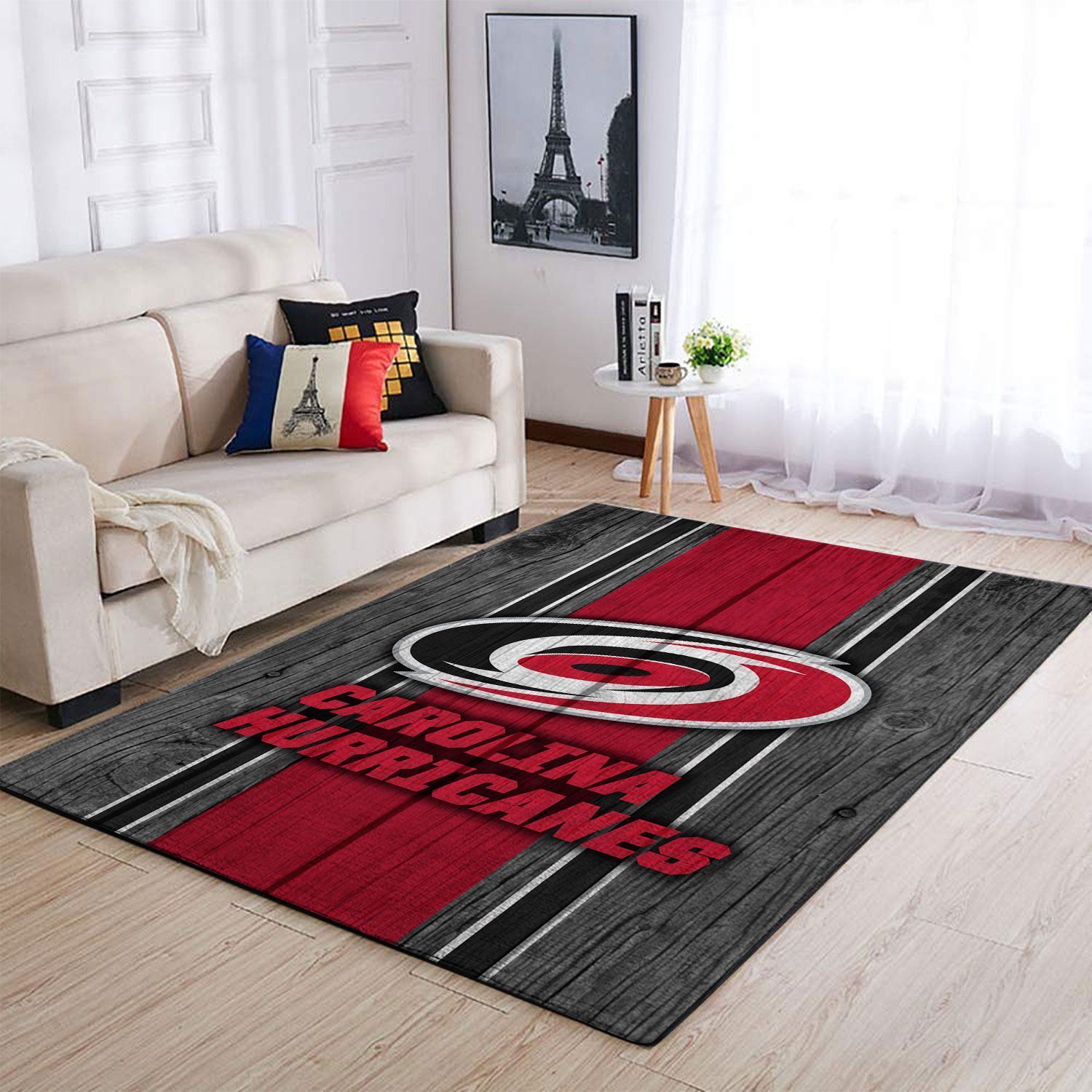 Deschea Carolina Hurricanes Living Room Area Rug