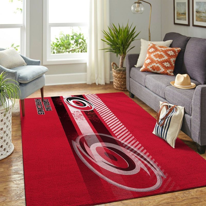 Deschea Carolina Hurricanes Nhl 2 Area Rug And