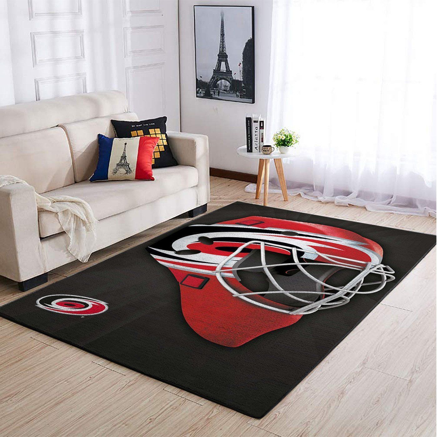 Deschea Carolina Hurricanes Nhl Area Rugs Team Logo Style Sports