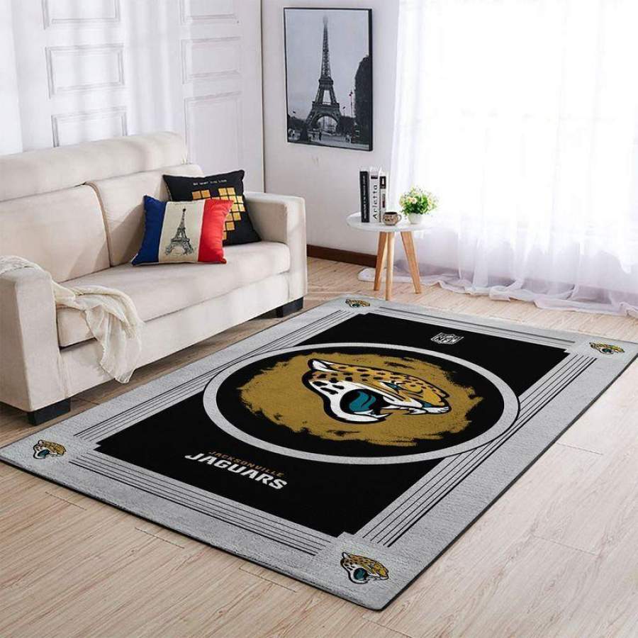 Deschea Carolina Panthers Area Rug Nfl Football Team Logo Rug N191021