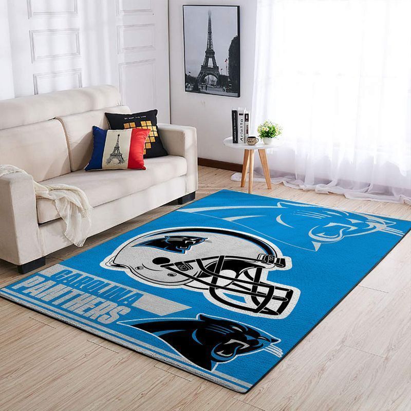 Deschea Carolina Panthers Living Room Area Rug