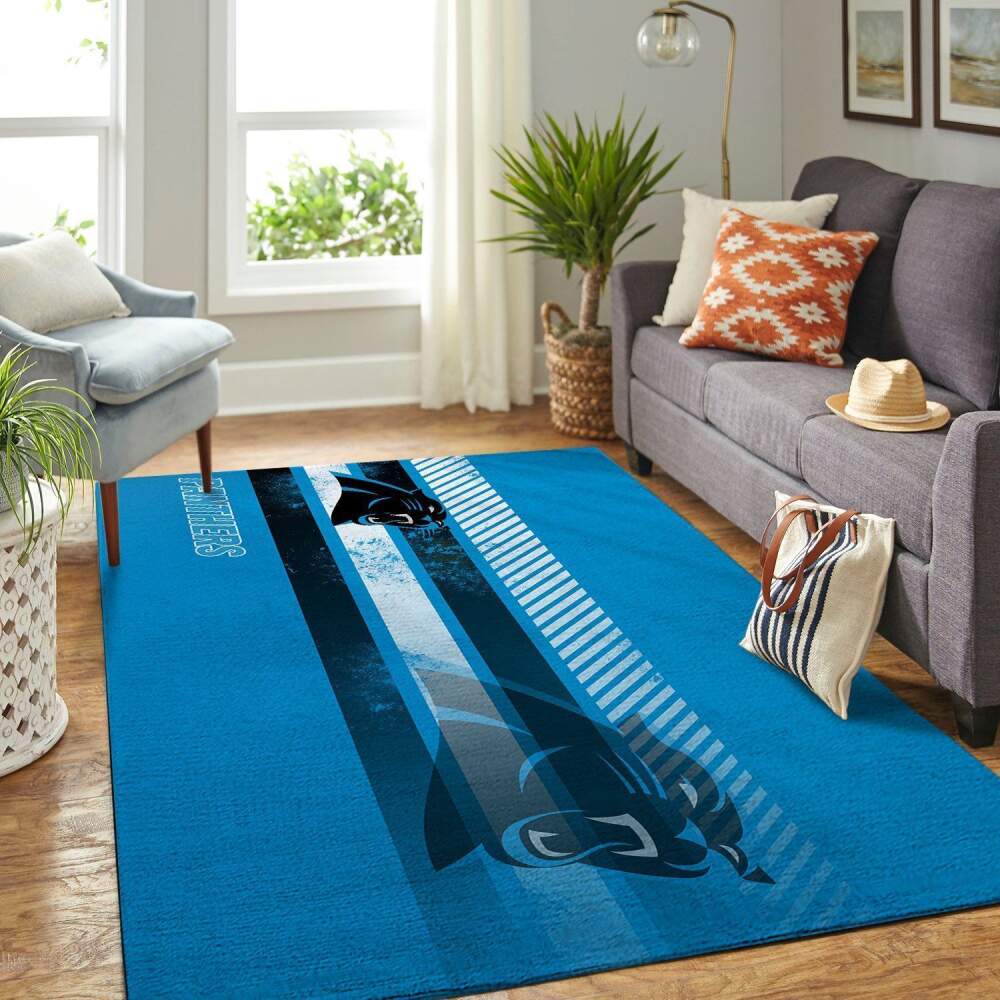 Deschea Carolina Panthers Nfl Area Rugs Team Logo Sports